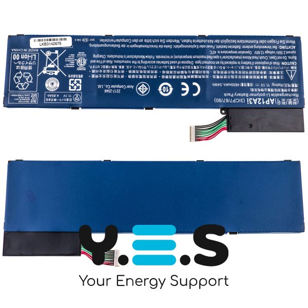 Original 4850mAh 11.1V AP12A3I AP12A4I акумулятор для Acer Aspire W700 MA50 Tablet M3 M5 U M5-481G M3-581TG M5-481TG-6814