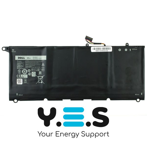 Original 8085mAh 7.6V PW23Y акумулятор для DELL XPS 13 9360 Series RNP72 TP1GT P54G