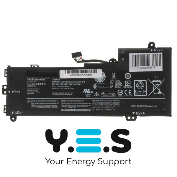 4610mAh 7.6V акумулятор для Lenovo IdeaPad U31 U30 E31-80 E31-70 Series L14L2P22 L14S2P22 L14M2P23 L14M2P24