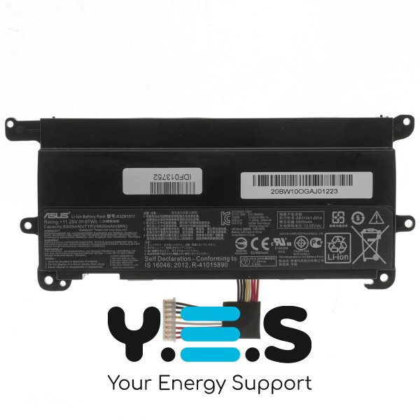 Original 5800mAh 11.25V A32N1511 акумулятор для Asus ROG G752 G752VL G752VT G752VM G752VT G752VY 0B110-0037000