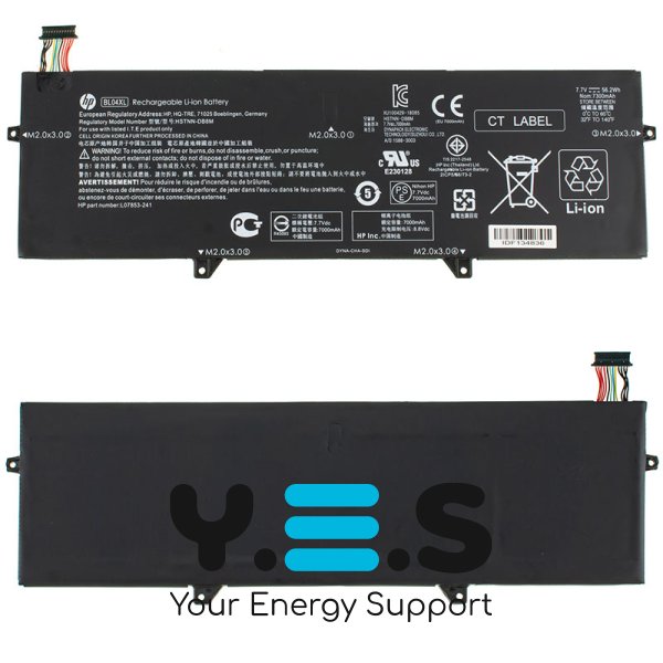 Original 7200mAh 7.7V BL04XL L07041-855 L07353-541 HSTNN-UB7N акумулятор для HP EliteBook X360 1040 G5 G6 5SR07EA 5DF86EA 5SR04EA 5NW1