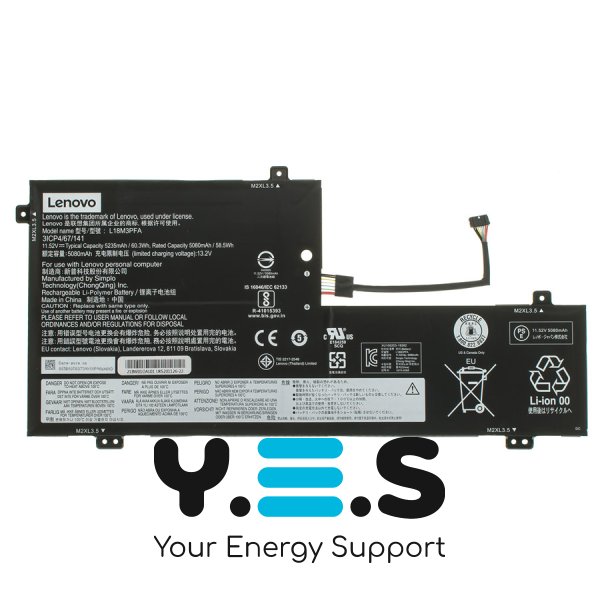 Original 5235mAh 11.52V акумулятор для Lenovo Yoga C740-15IML Yoga C740-15 L18D3PF2 L18M3PFA 5B10T83739 3ICP4/67/141