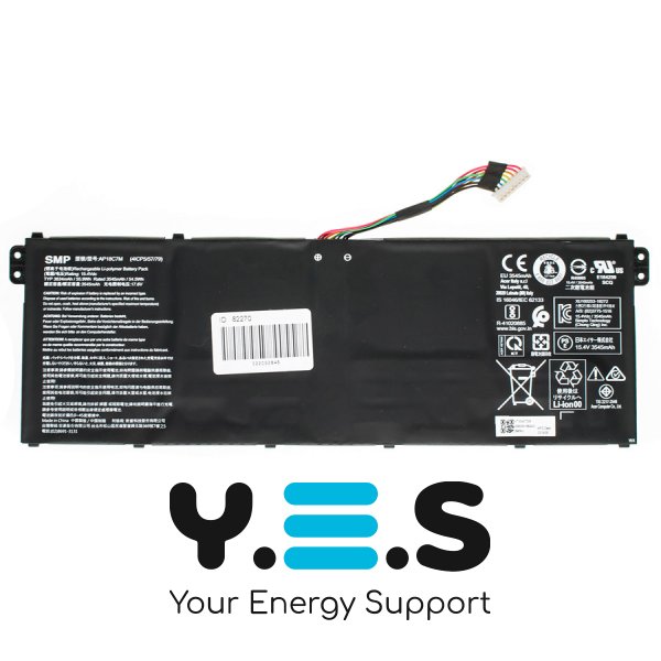 Original 3630mAh 15.4V P18C7M акумулятор для Acer Swift 5 SF514-54G SP513-54N SF313-52 Series 4ICP5/57/79