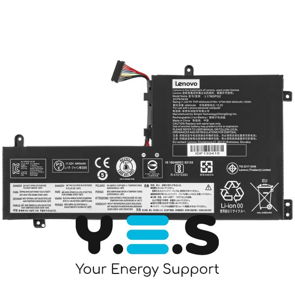 Original 4955mAh 11.52V акумулятор для Lenovo Legion Y530 Y530-15ICH Y7000 Y7000P 2018/2019 L17C3PG2 L17L3PG1 L17M3PG1 L17M3PG3 (Довгий кабельl)