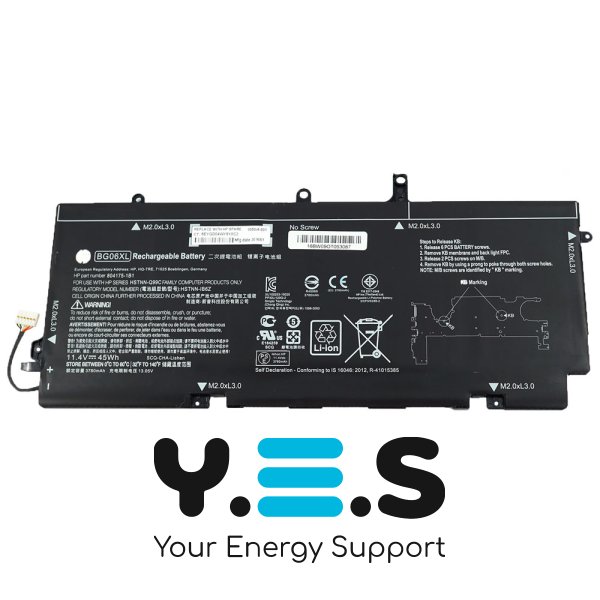 Original 3780mAh 11.4V BG06XL акумулятор для HP Elitebook Folio 1040 G3 805096-001 805096-001