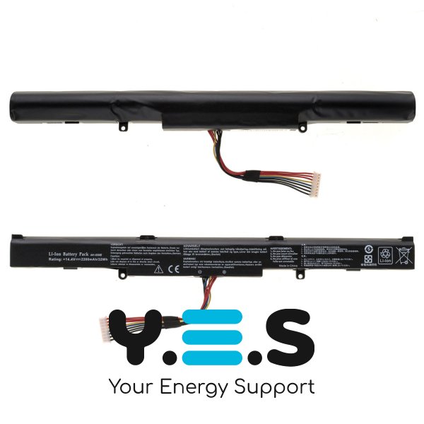 2200mAh 14V A41-X550E акумулятор для ASUS X450 X450E X450J X450JF X751M X751MA X751L X750JA A450J A450JF A450E F450C F450V