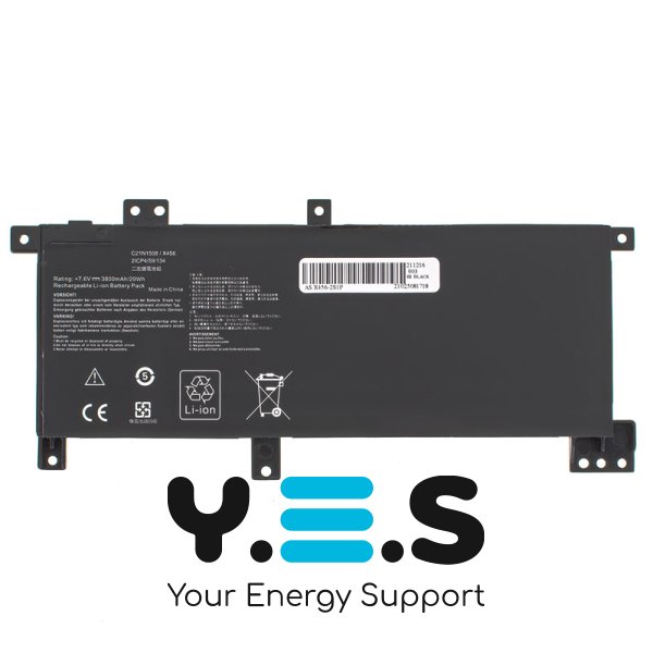 3890mAh 7.6V C21N1508 акумулятор для ASUS X456U X456UA X456UB X456UF X456UJ X456UR X456UV A456U F456U F456UV K456U R457U