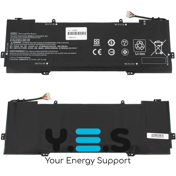 6840mAh 11.55V KB06XL акумулятор для HP Spectre x360 15-BL002XX Z6L01EA Z6K97EA Z6K99EA Z6K96EA Z6L00EA Z6L02EA HSTNN-DB7R