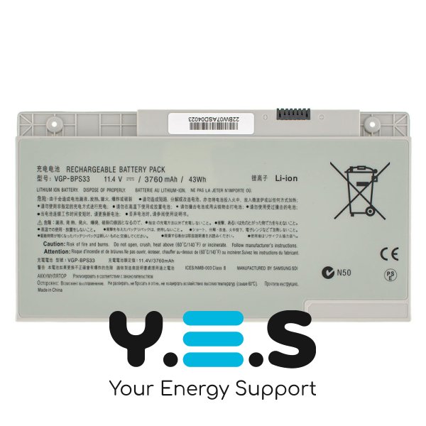 3760mAh 11.4V акумулятор для SONY VGP-BPS33 VAIO SVT-14 SVT-15 T14 T15 BPS33 Touchscreen Ultrabooks