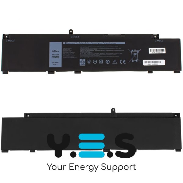 4255mAh 15.2V акумулятор для DELL G5-5000 5500 5590 5505 G7-7590 7790 battery MV07R W5W19 JJRRD 72WGV 0JJRRD