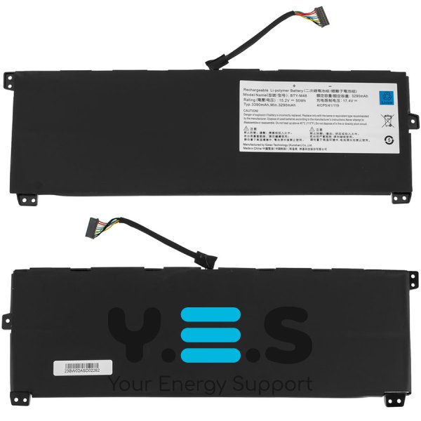 3290mAh 15.2V BTY-M48 4ICP5/41/119 акумулятор для MSI PS42 8M-211PH 8RB Prestige 8RA-044VN 8RC-001ES 8M-437 MECHREVO S1 i5 i7