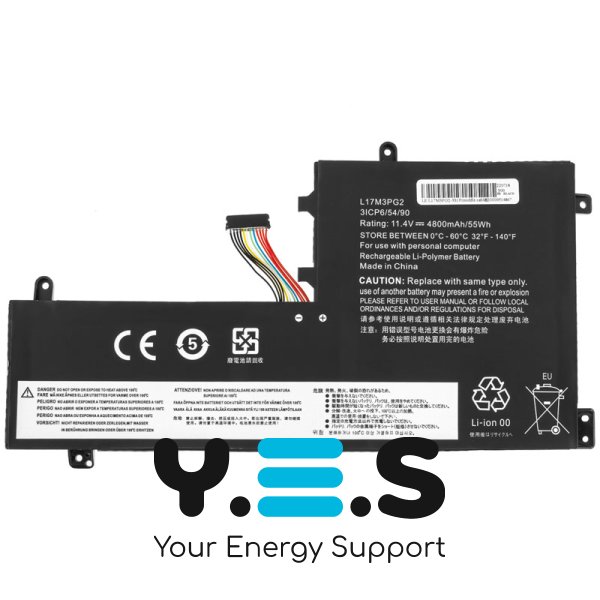 4800mAh 11.4V акумулятор для Lenovo Legion Y530 Y530-15ICH Y7000 Y7000P 2018/2019 L17C3PG2 L17L3PG1 L17M3PG1 L17M3PG3 (Короткий кабельl)