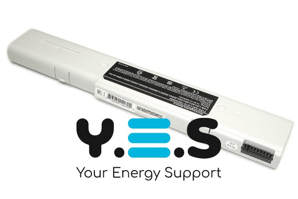 4400mAh 14.8V A42-L5 білий акумулятор для Asus L5, L5000 Series, p/n: 15-100340000 L5900, 90-N7M1B1100