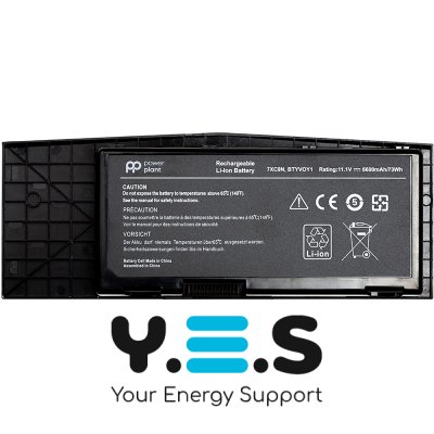 6600mAh 11.1V BTYVOY1 акумулятор для Alienware M17X R3,M17X R4,R3-3D 05WP5W CN-07XC9N 318-0397 7XC9N C0C5M
