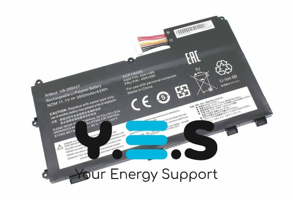 3850mAh 11.1V L11N3P51 L11S3P51 акумулятор для Lenovo ThinkPad T430U 45N1090 45N1088 45N1089 45N1091 121500077