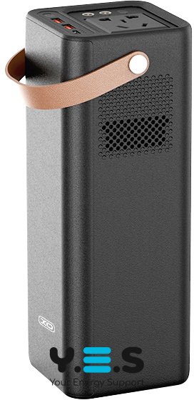 Портативна Power Station XO PSA-200 (65W/190Wh/52800 mAh) чорний