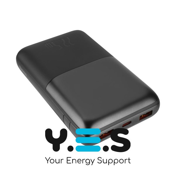Повербанк Baseus Power Pro Digital Fast Charging Power Bank 20000mAh 22.5W Black (PPBD030001)
