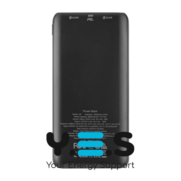 Повербанк/Power bank/УМБ 10000 mAh Hoco J81 Чорний