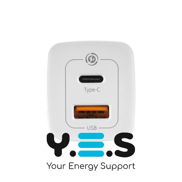 Зарядний пристрій Baseus GaN2 Lite Quick Charger C+U 65W EU Білий (CCGAN2L-B02)