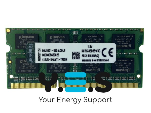 Оперативна пам'ять Kingston SODIMM DDR3 8GB 1333 1.5V 204PIN KVR1333D3S9/8G