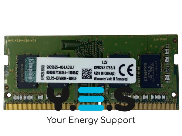 Оперативна пам'ять Kingston SODIMM DDR4 4GB 2400 1.2V 260PIN KVR24S17S8/4