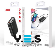 Повербанк/Power bank/УМБ 15000 mAh XO PR190 Чорний