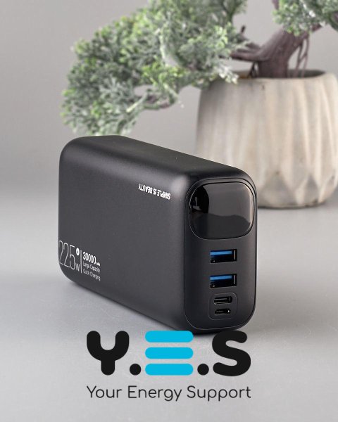 Портативний Powerbank XO PR200 (30000 mAh) QC22.5W/PD20W черный