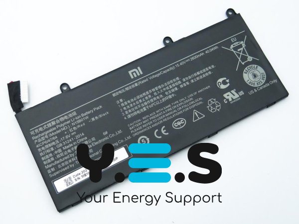 2600mAh 15.4V акумулятор для Xiaomi Mi Ruby 15.6 inch Timi TM1703 TM1802-AD/N/C N15B01W