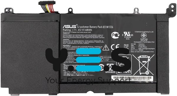 Original 4400mAh 11.4V акумулятор для ASUS VivoBook A551L S551 S551L S551LN R533L K551LN K551L Series A42-S551 B31N1336