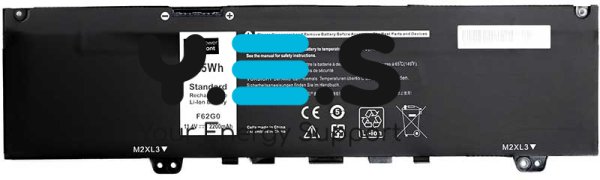 2200mAh 11.4V F62G0 акумулятор для Dell Inspiron 13 7386 2-in-1 5370 7370 7380 7373 Vostro 5370 RPJC3 P91G P83G P87G