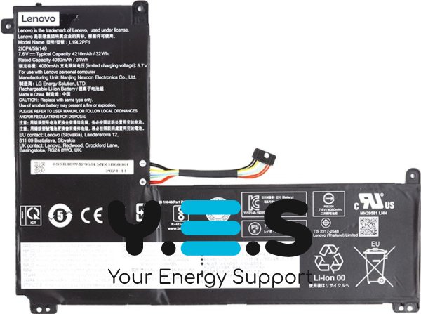 Original 4210mAh 7.6V L19L2PF1 L19C2PF1 акумулятор для Lenovo IdeaPad 1-11IGL05 1-14IGL05 SB10W42960 SB10W42962