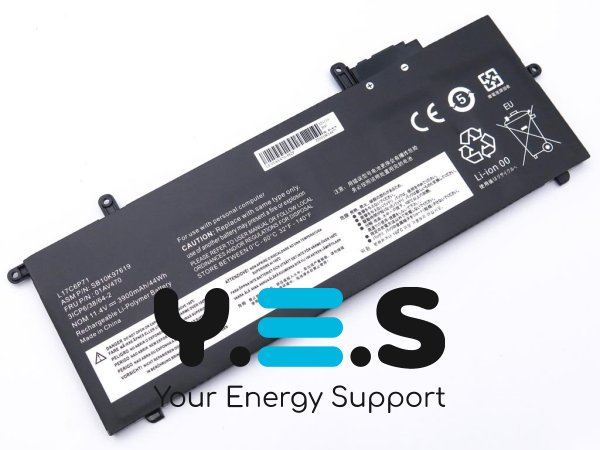 3900mAh 11.4V акумулятор для Lenovo ThinkPad X280 01AV470 01AV471 01AV472 01AV484 01AV485
