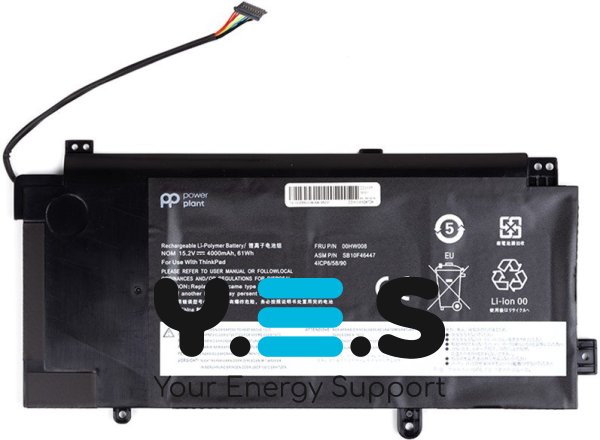 4000mAh 15.2V акумулятор для Lenovo ThinkPad S5 YOGA15 SB10F46446 TP00070A 00HW008 00HW009
