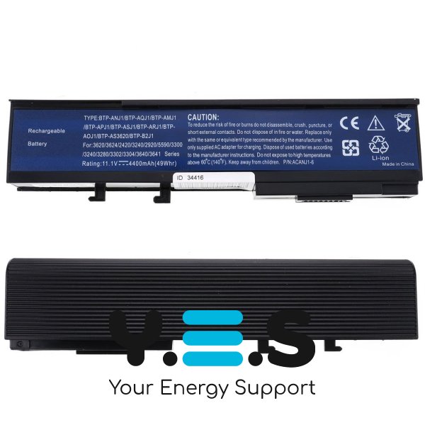 4400mAh 11.1V BTP-AMJ1 акумулятор для Acer BTP-AMJ1 ANJ1 AOJ1 APJ1 AQJ1 ARJ1 AS3620 ASJ1 B2J1 GARDA31 GARDA32