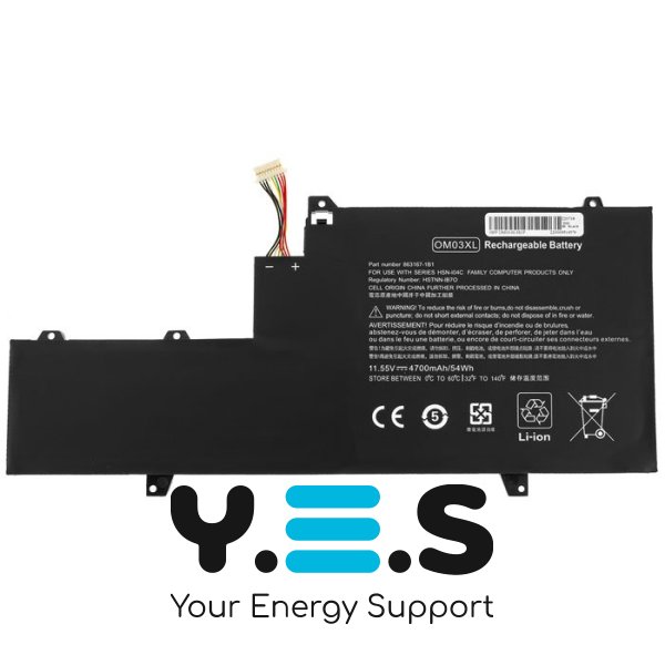 4700mAh 11.55V OM03XL акумулятор для HP Elitebook x360 1030 G2 Series HSTNN-IB7O IB70 HSN-I04C 863167-171 863167-1B1