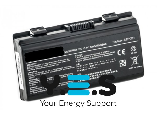 5200mAh 10.8V A32-X51 A32-T12 батарея для ASUS X51 X51C X51RL X51H X51L X51R X51RL T12J XT12 X58 X58C X58L T12B T12C T12ER