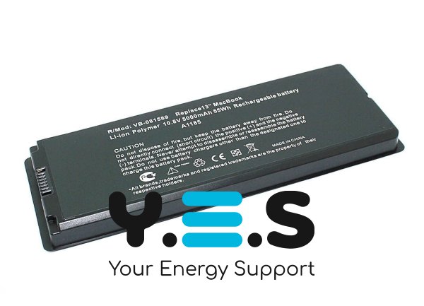 5000mAh 10.8V батарея для Apple A1185 (A1181 (2006-2009), MA254, MA255, MA699, MA700, MB061, MB062, MB402, MB403) White