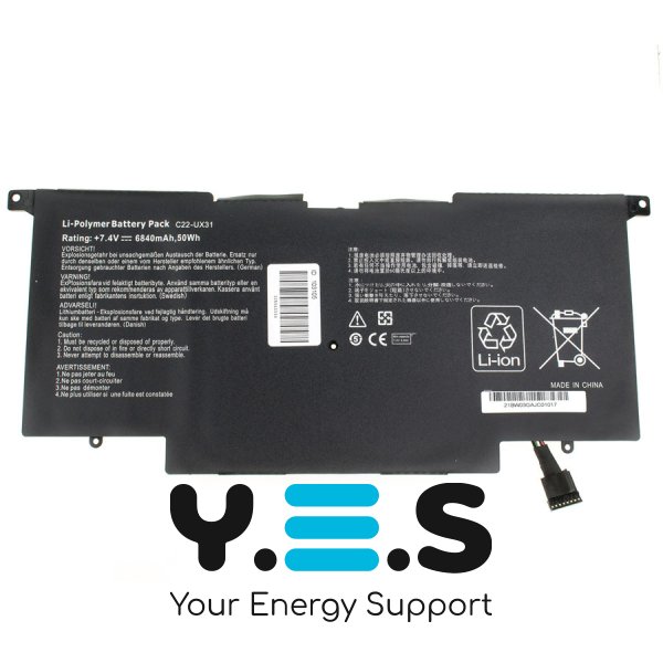 7.4V 6840mAh C22-UX31 акумулятор для Asus ZenBook C21-UX31 C22-UX31 C23-UX31 UX31A UX31E UX31A-R4004H UX31E-DH72 UX31KI3517A