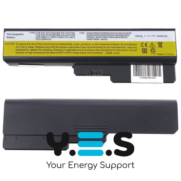 4400mAh 11.1 акумулятор для Lenovo G550 57Y6527 57Y6528 42T4586 42T4728 42T4585 42T4727 L06L6Y02 L08L6C02 L08S6C02 57Y6266 51J0226