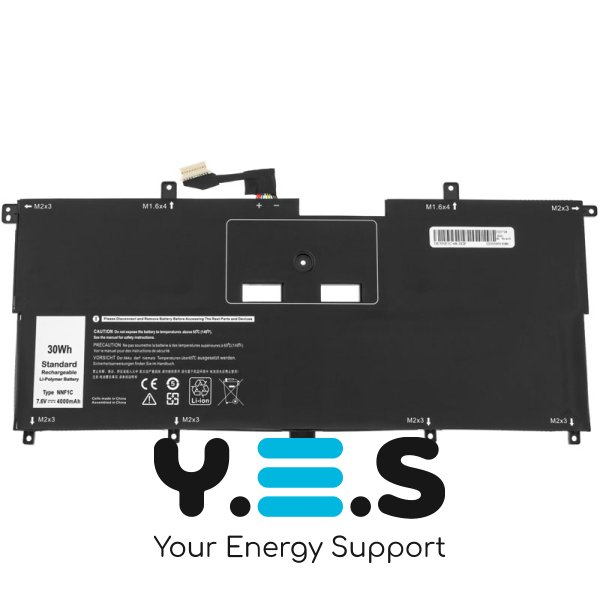 30Wh 7.6V NNF1C акумулятор для Dell XPS 13 9365 2-in-1 HMPFH NP0V3