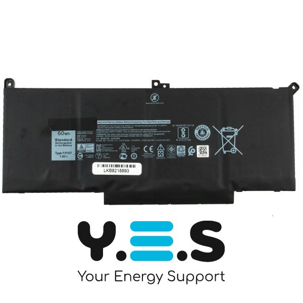 Original 7500mAh 7.6V F3YGT DJ1J0 батарея для Dell Latitude 12 13 14 7280 7290 7380 7390 7480 7490 E7280 E7290 E7380 E7390