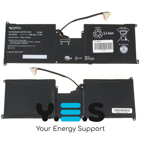 Original 3800mAh 7.4V VGP-BPS39 BPS39 батарея для  SONY VAIO SVT11213CXB SVT11215CGB/W SVT1121B4E SVT11224E SVT1122C5E SVT112A2WL