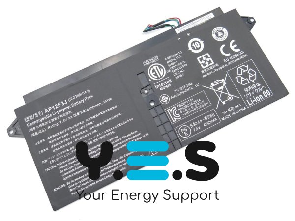 7.6V 5000mAh акумулятор для Aspire 13.3-Inch S7 S7-391 Touchscreen Ultrabook 2ICP3/65/114-2