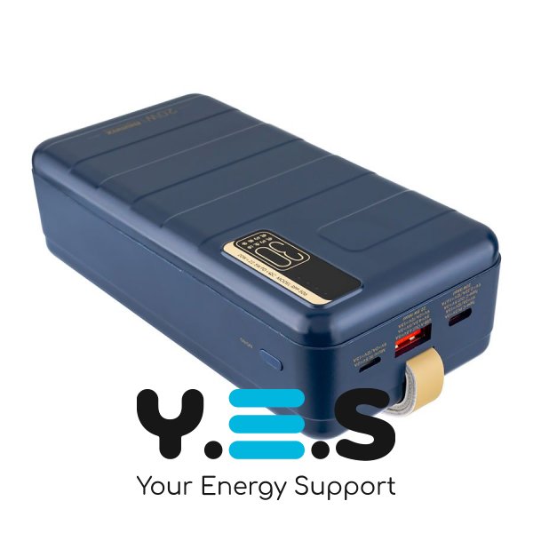 Универсальная мобильная батарея Remax RPP-506 Noah Series 20W+22.5W PD+QC Fast Charging, 30000mAh, Blue