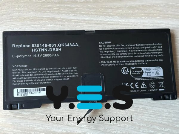 2600mah 14.8V батарея для HP ProBook 5330m QK648AA FN04 HSTNN-DB0H 634818-271 635146-001