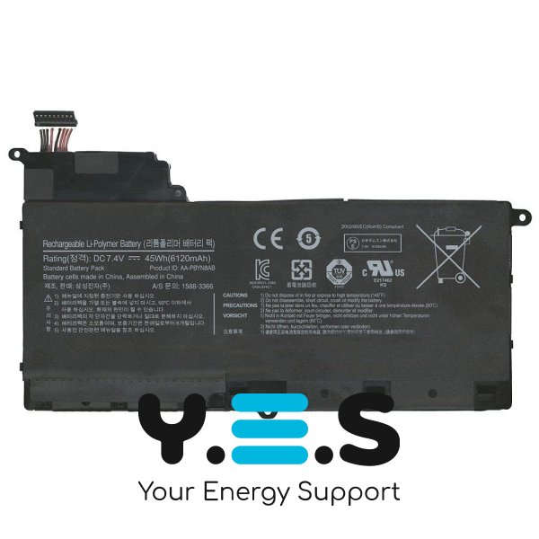 6120mAh 7.4V акумулятор для Samsung NP530U4B Series (AA-PBAN8AB)