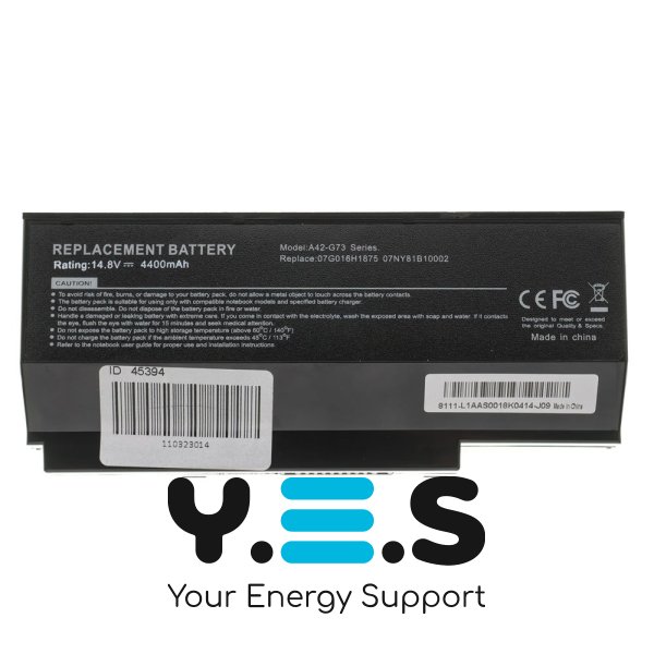 4400mAh 14.4V A42-G73 A43-G73 батарея для ASUS G53JW G53SW G53SX G73S G73JH VX7SX