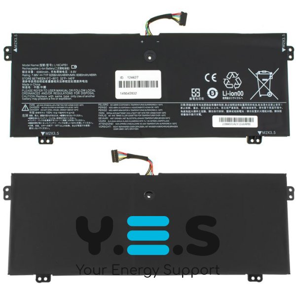 6268mAh 7.68V акумулятор для Lenovo Yoga 720-13IKB-80X60050GE 730-13IKB-81C 81CT007YGE L16L4PB1 L16C4PB1 L16M4PB1
