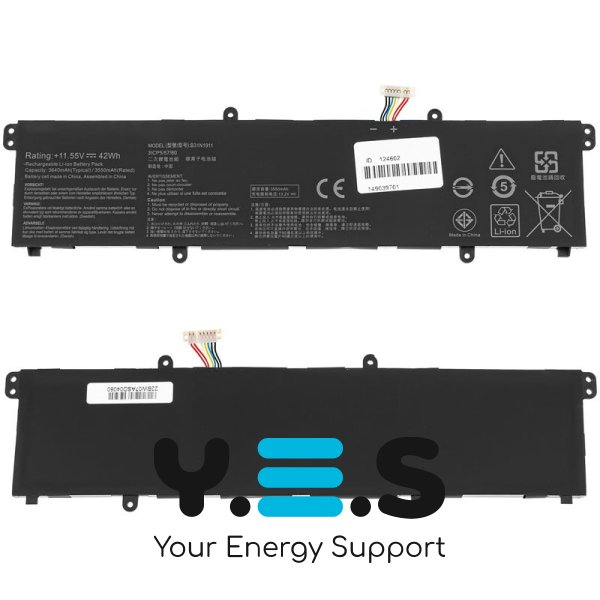 3640mAh 11.55V B31N1911 C31N1911 батарея для ASUS VivoBook Flip TP470EA EZ 14 TM420IA X421DA X421EA X421EP X421FF X421FQ X421JA M41