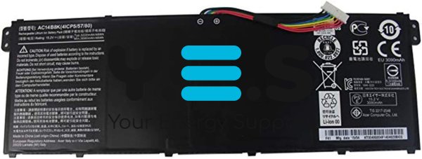 3940mAh 15.2V AC14B8K акумулятор для Acer Aspire CB3-111 CB5-311 ES1-511 ES1-512 ES1-520 S1-521 ES1-531ES1-731 E5-771G V3-371 V3-111